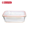 Boîte à bento personnalisée pour conteneur de stockage de nourriture en verre Nesed